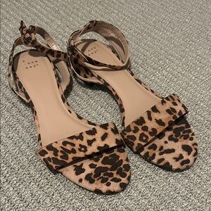 A New Day Brown Leopard Women's Sandals
